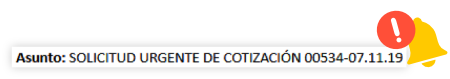 ejemplo asunto
