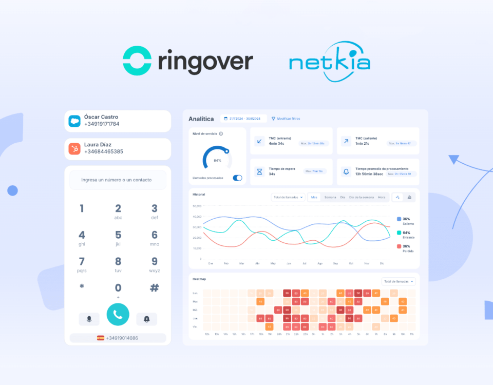 Captura Ringover, nuevo partner para comunicaciones de Netkia